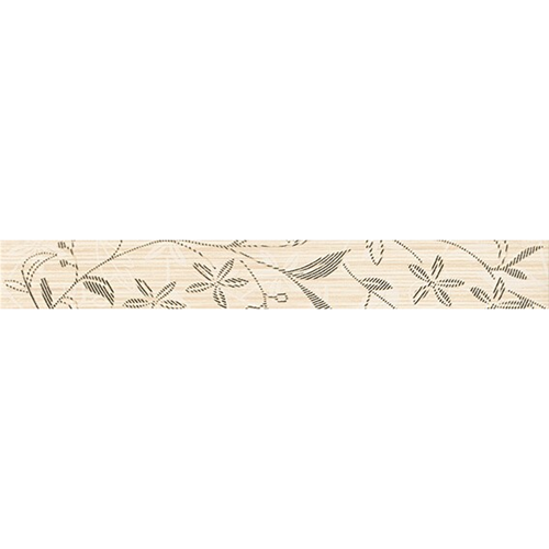 Cersanit Tanaka Cream Border Flower WD798-014