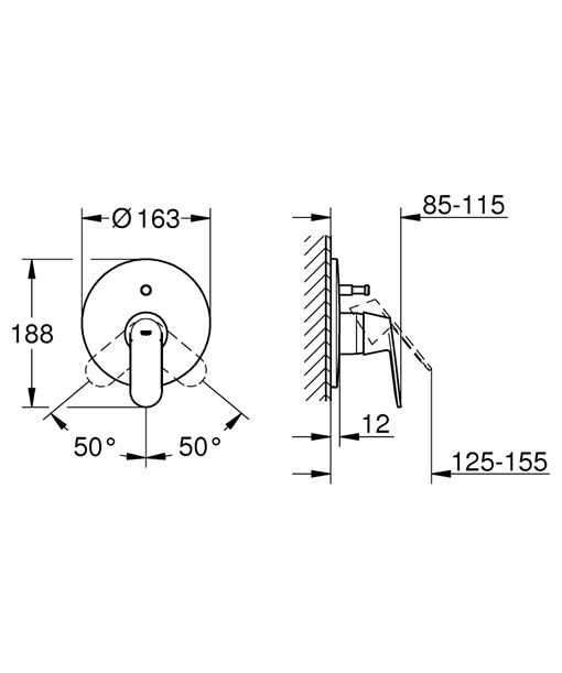 Grohe Eurosmart Cosmopolitan 19382000 - Domni.pl