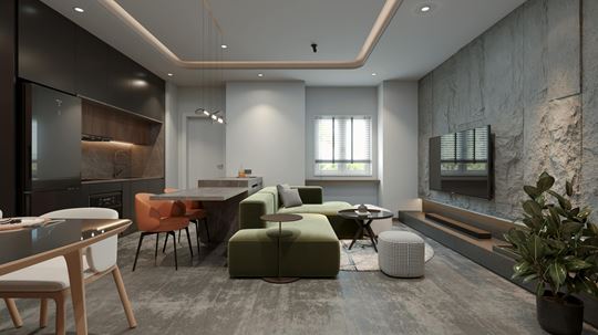 Efekt betonu w luksusowych wnętrzach – jak surowa estetyka stała się symbolem prestiżu  