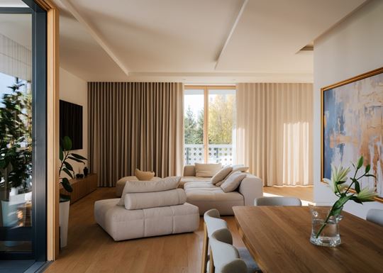 Pełen światła apartament na Marymoncie