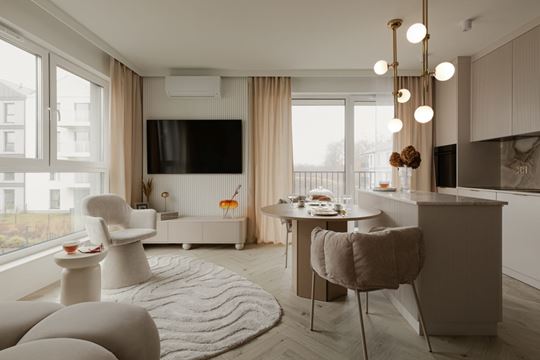 Nieprzemijająca elegancja: wnętrza apartamentu w Gdyni