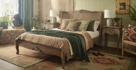 Rattan i wiklina we wnętrzach