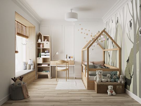 Ściany w pokoju dziecięcym - aranżacje i inspiracje