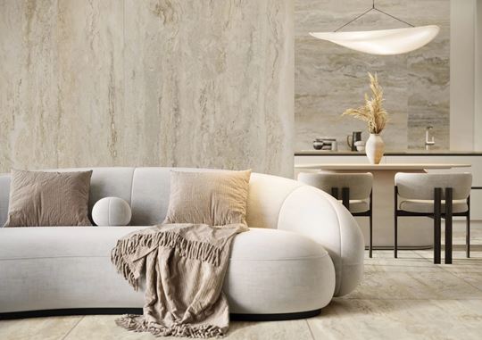 Płytki trawertynowe - pomysł na wnętrza inspirowane naturą