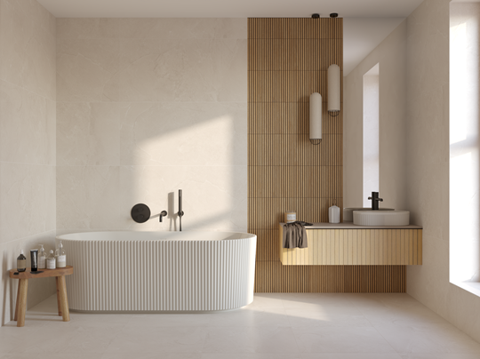 Czy takie same płytki na ścianie i podłodze w łazience to dobry pomysł?