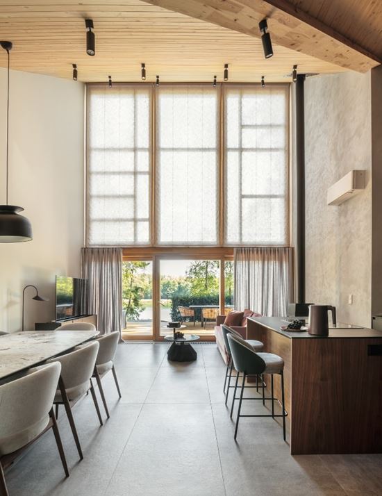 Projekt wnętrz domu na Mazurach 