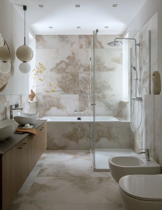 Nowoczesny apartament w beżach