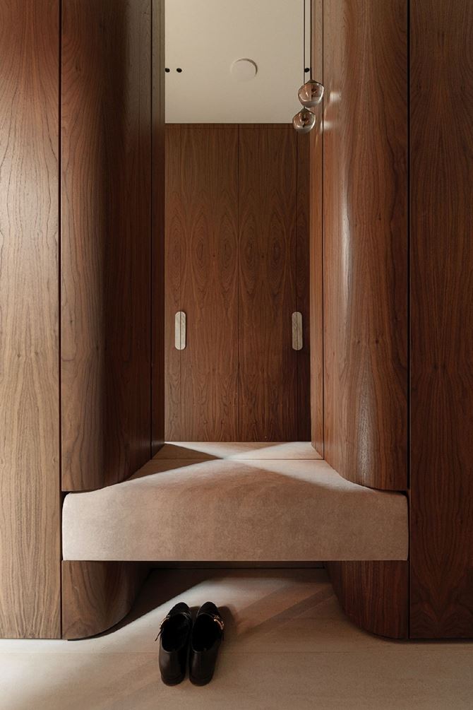 Detale aranżacji przedpokoju, projekt SAAN ARchitects.jpg