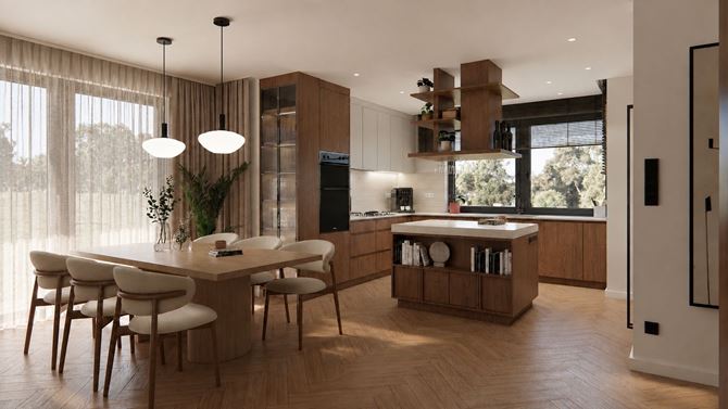 Dom projektu Tomato Studio - kuchnia, jadalnia.jpg