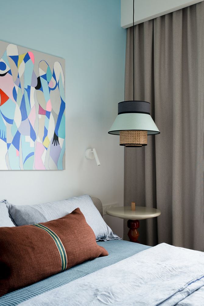 lampa wisząca przy łóżku - projekt - Hanna Pietras Architects- zdjecia - MOOD AUTHORS -.jpg