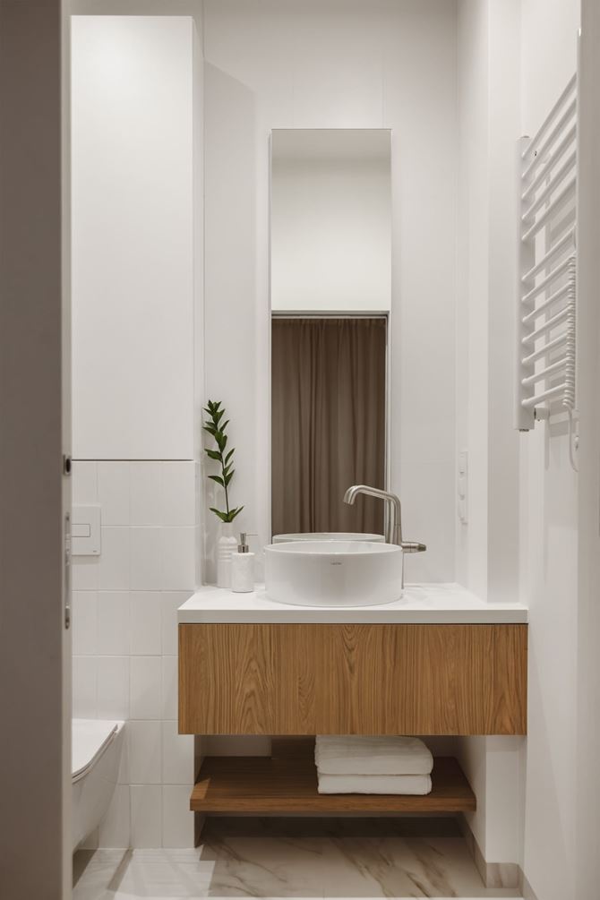 Mała łazienka w domu - projekt Decoroom, fot. Kamila Markiewicz-Lubańska-Wnętrza w Obiektywie  (18).jpg