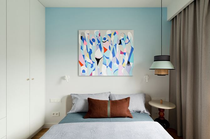 sciana ombre w sypialni - projekt - Hanna Pietras Architects- zdjecia - MOOD AUTHORS -.jpg