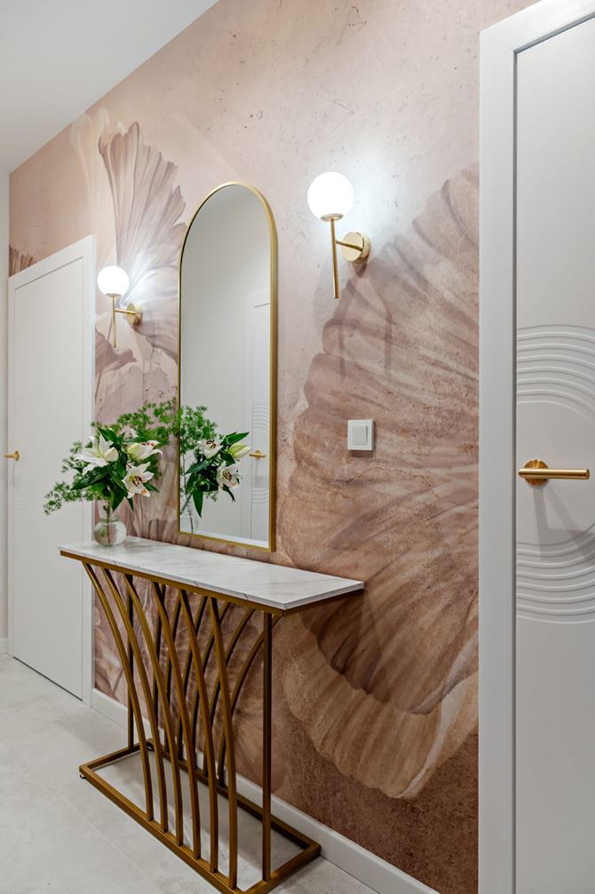 Wąski korytarz w bloku. Realizacja Deer Design_fot. Zagórny Studio (9).jpg