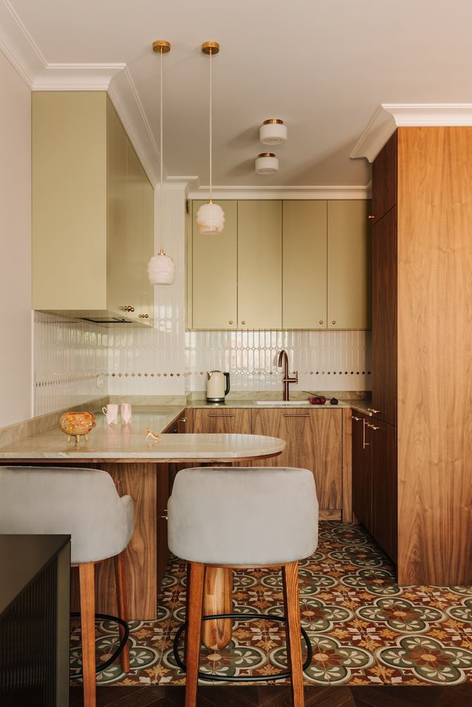 Zabudowa kuchenna w bloku. Projekt Pracownia Buduar,  Zdjecia-Migdał Studio (16)-min.jpg