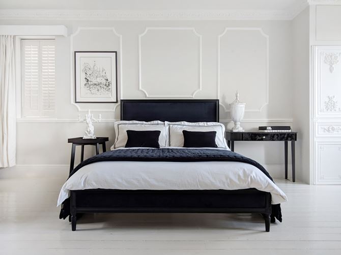 French Bedroom, Boudoir Noir Luxury Navy Velvet Bed  Lifestyle, £1199, 3221623-min.jpg
