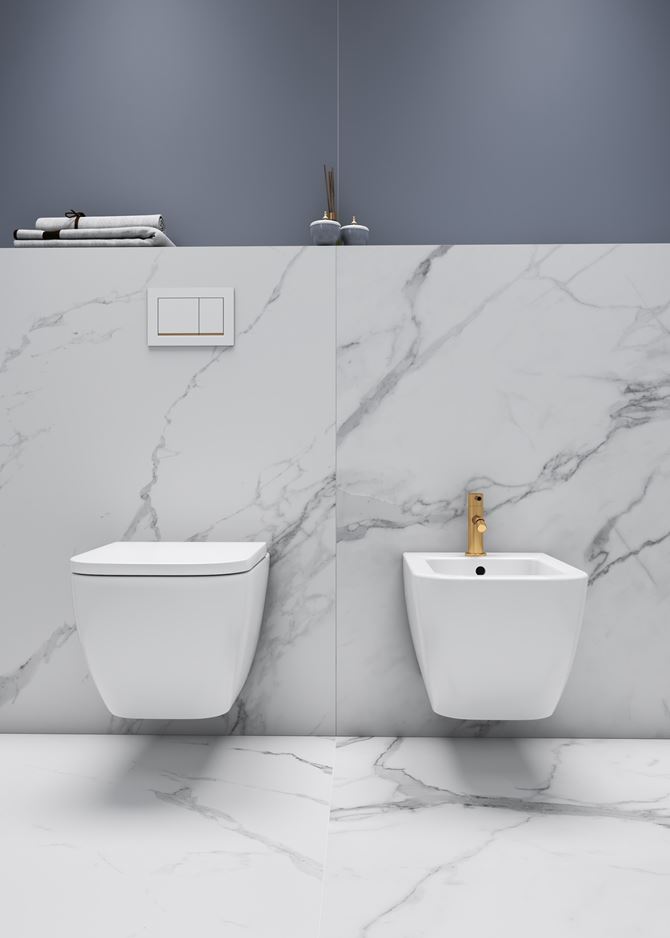 Excellent Ness - bidet i miska wisząca
