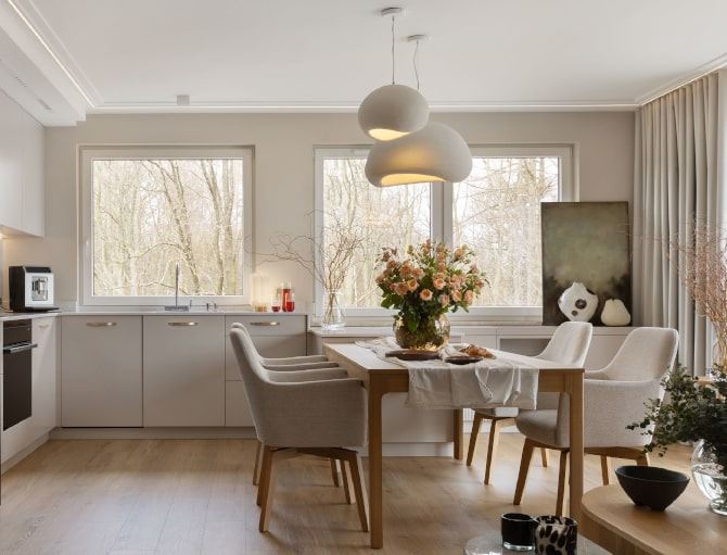 100-metrowy apartament w tonacji taupe