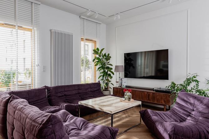 Apartament Modern Organic w sercu Warszawy
