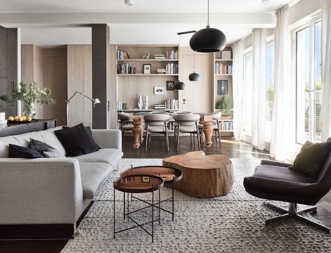 Apartament z tarasem w sercu Warszawy