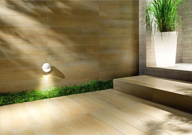 Aranżacja tarasu z kolekcją Tubądzin Modern Stone