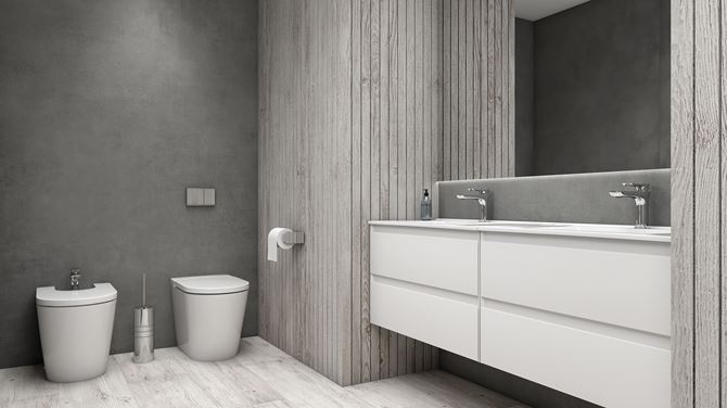 Miska i bidet Roca Inspira