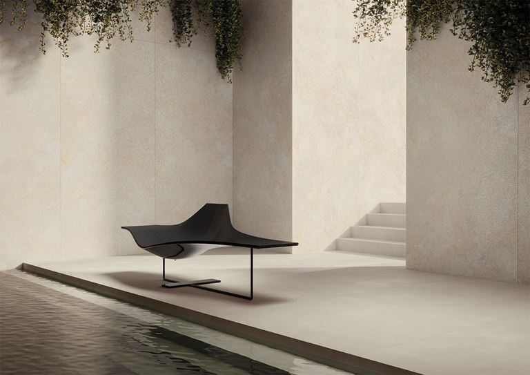 Wielkoformatowy kamień w wykończeniu strefy SPA