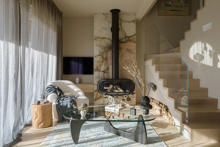 Domek wypoczynkowy w Dębkach projektu Poco Design