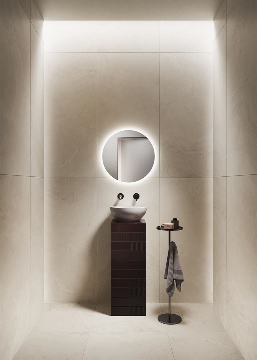 Jasna łazienka w minimalistycznym stylu