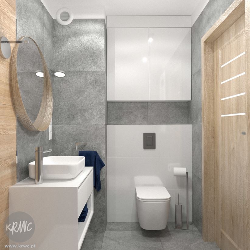 Aranżacja łazienki w projekcie KRWC Design