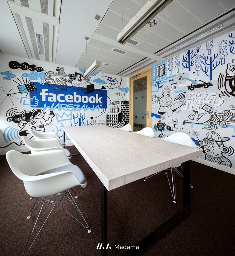 Sala konferencyna biura Facebook