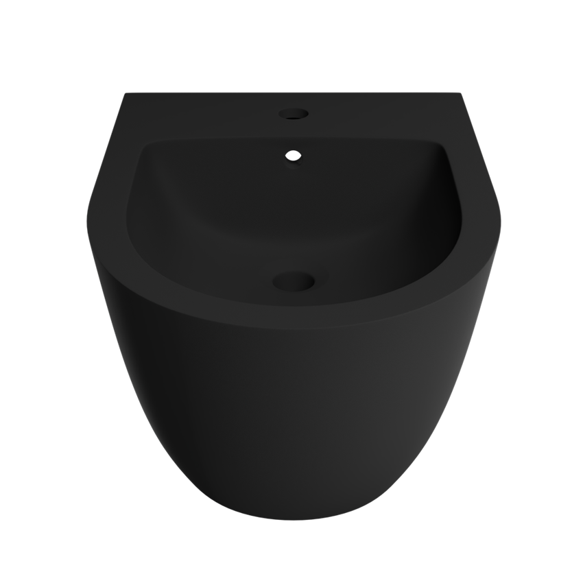 Bidet podwieszany 36,5x49 cm black mat IÖ Mufi