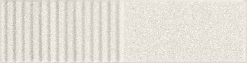 Płytka ścienna 7,8x29,8 cm Tubądzin Groove White Sugar 2 STR