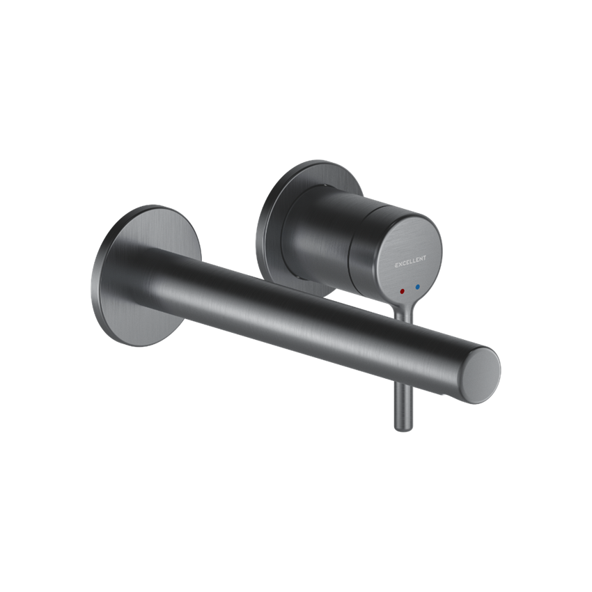 Bateria umywalkowa podtynkowa grafit szczotkowany Excellent Pi