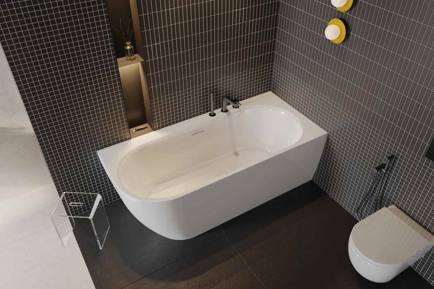 Bateria nawannowa 3-otworowa grafit szczotkowany Excellent Pi