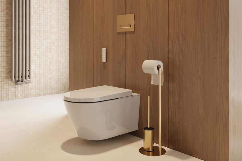 Miska WC, z funkcją bidetu z systemem spłukiwania Spin 360 sterowana pilotem biały połysk Excellent Dakota 2.2 Eco