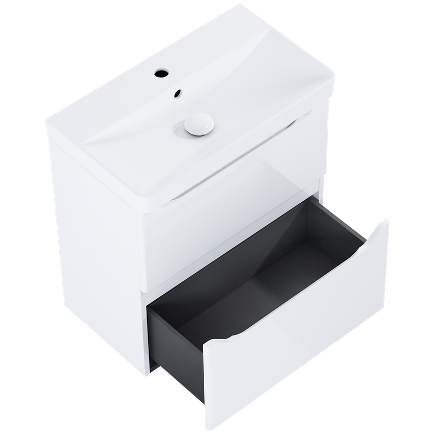 Szafka z umywalką 60 cm Elita Helo Compact 60 2S White HG
