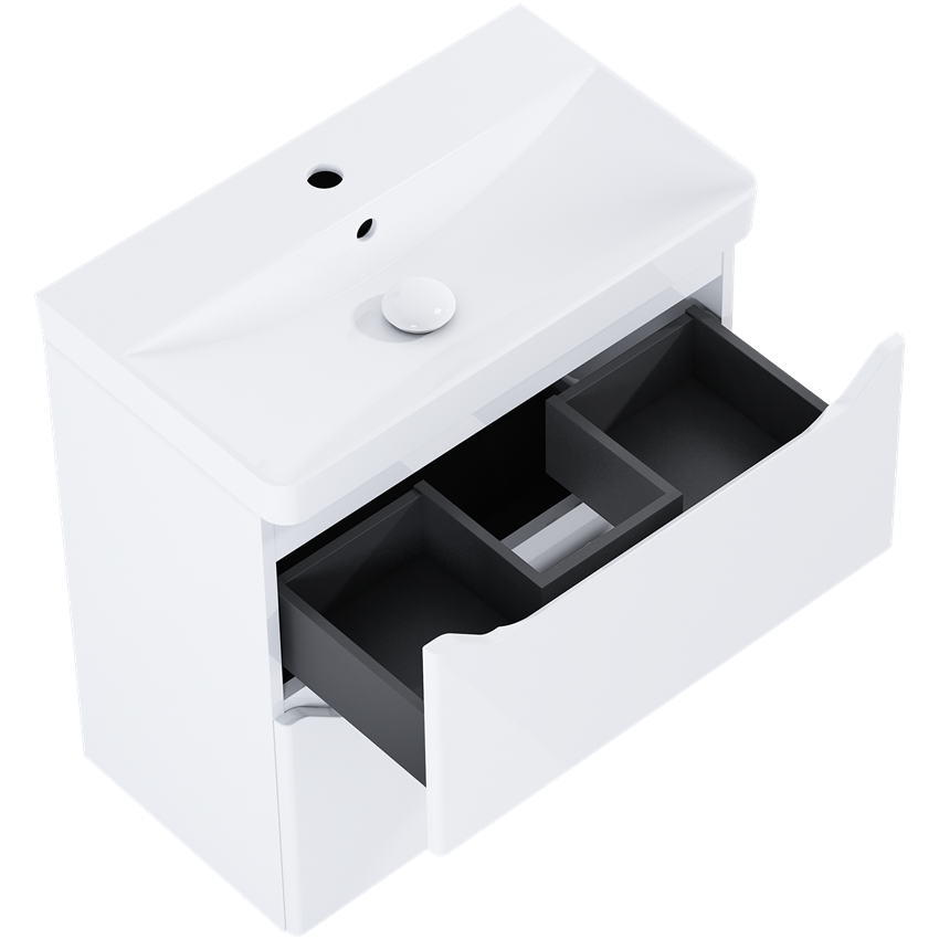 Szafka z umywalką 60 cm Elita Helo Compact 60 2S White HG