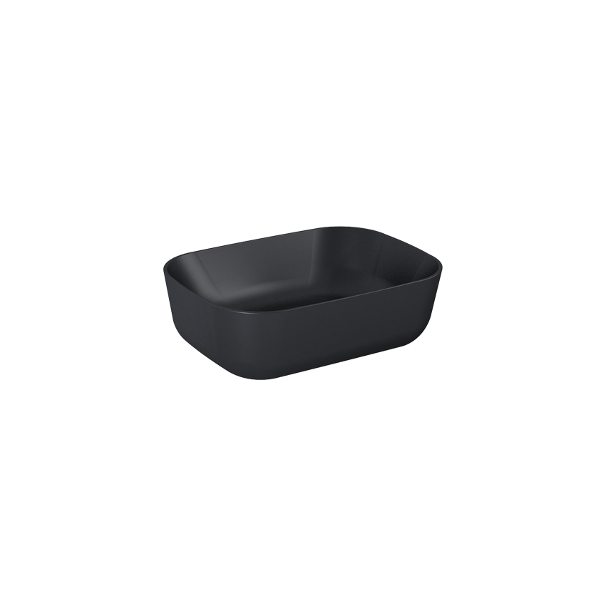 Umywalka nablatowa 46 cm black matt Elita Reni