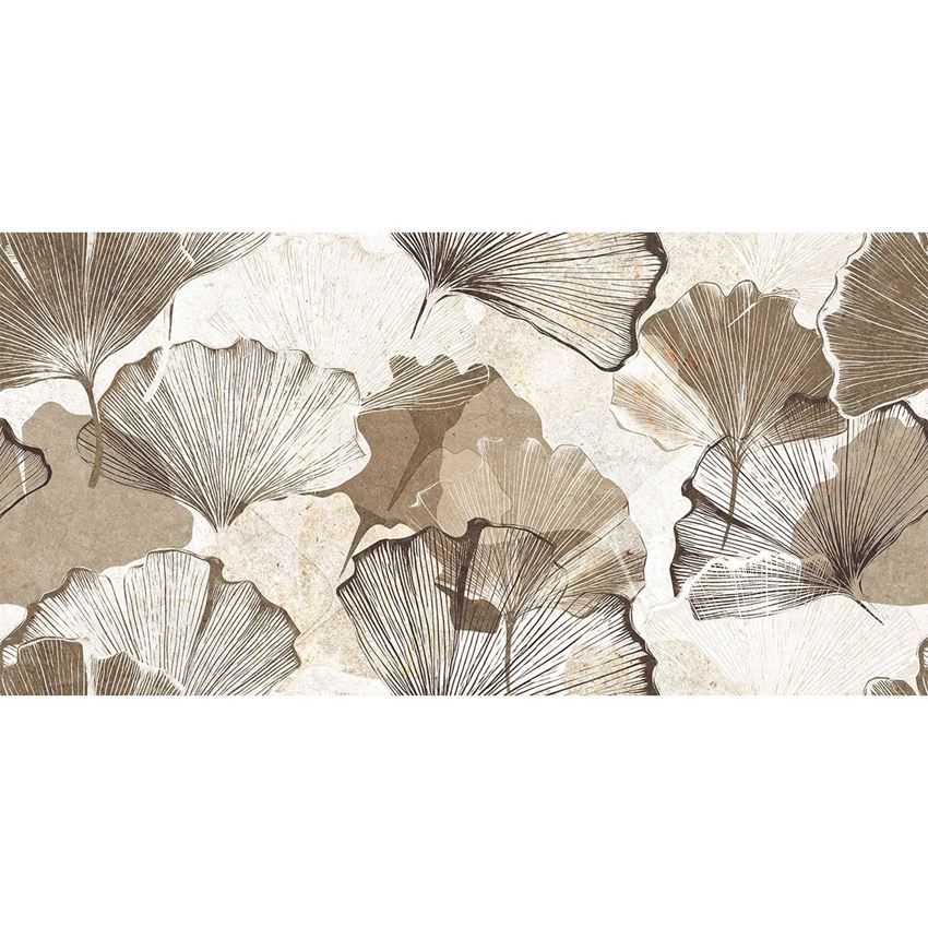 Płytka dekoracyjna 59,8x119,8 cm Azario Korfu Leaves Dekor