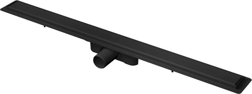 Odwodnienie liniowe z rusztem uniwersalnym 90 cm czarny mat IÖ Nord Slim