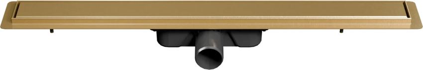 Odwodnienie liniowe z rusztem uniwersalnym 70 cm złoto szczotkowane IÖ Nord Slim