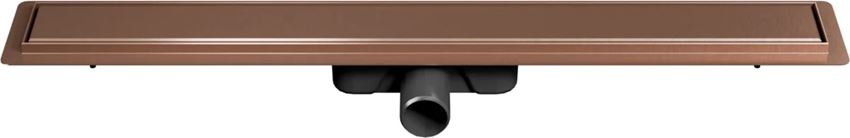 Odwodnienie liniowe z rusztem uniwersalnym 80 cm miedź szczotkowana IÖ Nord Slim