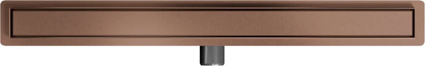 Odwodnienie liniowe z rusztem uniwersalnym 80 cm miedź szczotkowana IÖ Nord Slim