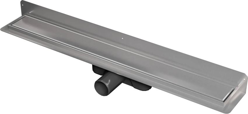 Odwodnienie liniowe przyścienne z rusztem uniwersalnym 70 cm stal szczotkowana IÖ Nord Slim