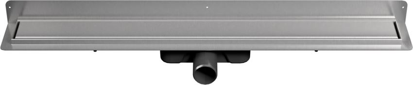 Odwodnienie liniowe przyścienne z rusztem uniwersalnym 80 cm stal szczotkowana IÖ Nord Slim