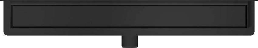 Odwodnienie liniowe przyścienne z rusztem uniwersalnym 70 cm czarny mat IÖ Nord Slim