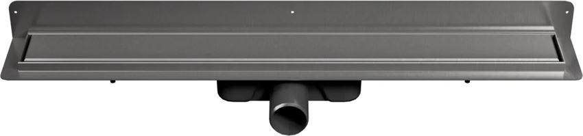 Odwodnienie liniowe przyścienne z rusztem uniwersalnym 70 cm gun metal IÖ Nord Slim