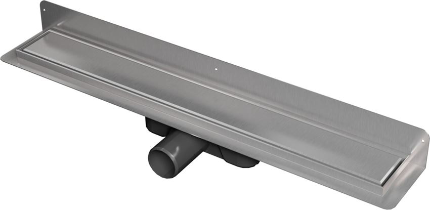 Odwodnienie liniowe przyścienne z rusztem uniwersalnym 60 cm stal szczotkowana IÖ Nord Slim