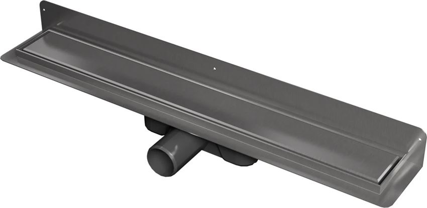 Odwodnienie liniowe przyścienne z rusztem uniwersalnym 60 cm gun metal IÖ Nord Slim