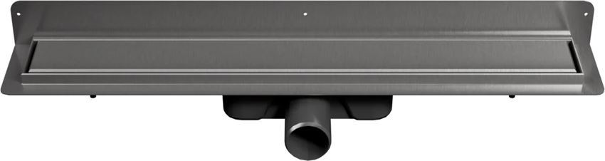 Odwodnienie liniowe przyścienne z rusztem uniwersalnym 60 cm gun metal IÖ Nord Slim